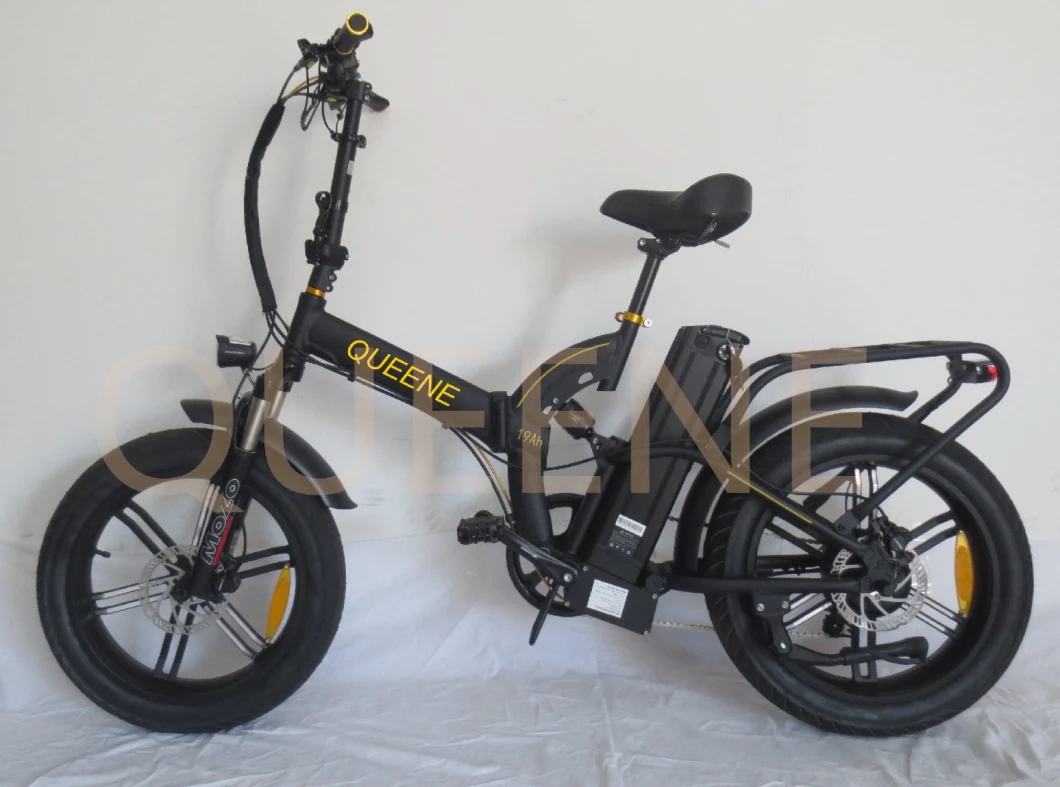 2022 Hot Sale High Quality Foldable Electric Snow Moutain Bikes 48V350W500W Motor Fat Tyre Ebike