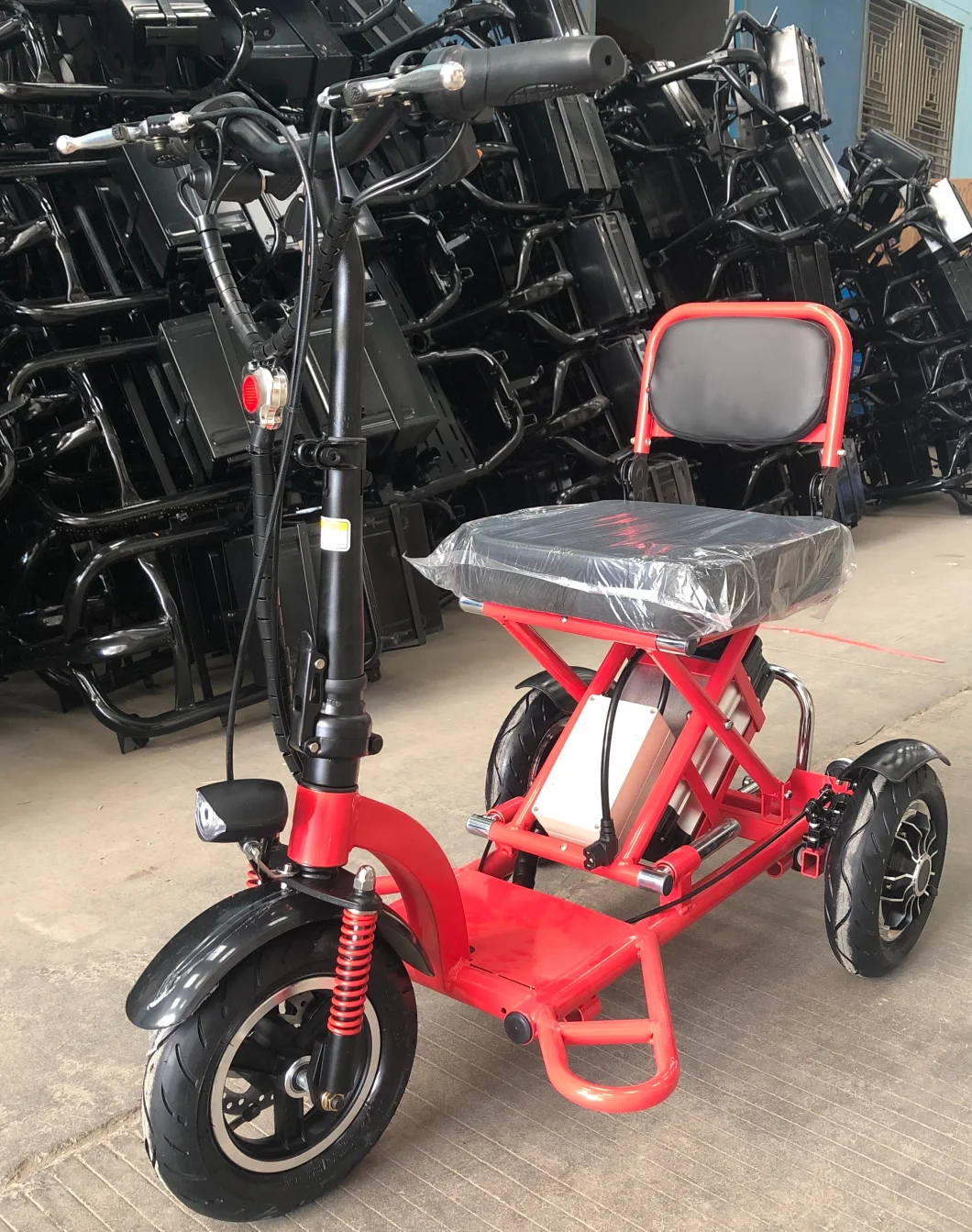 48V 350W Foldable Electric Tricycle for Elderly