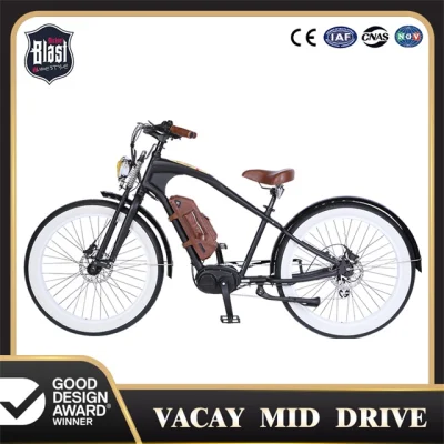 Bicicletta elettrica vintage a trazione media, Vacay Ebike Beach Cruiser