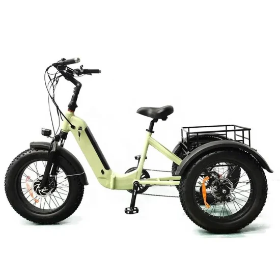 Yisenbikes US EU Triciclo elettrico economico 20 * 4 Big Tire, bici elettrica pieghevole in vendita, incrociatore da spiaggia a 3 ruote