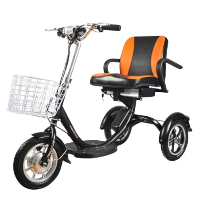 Triciclo elettrico Cargo Triciclo elettrico solare per 6 persone Triciclo pieghevole elettrico